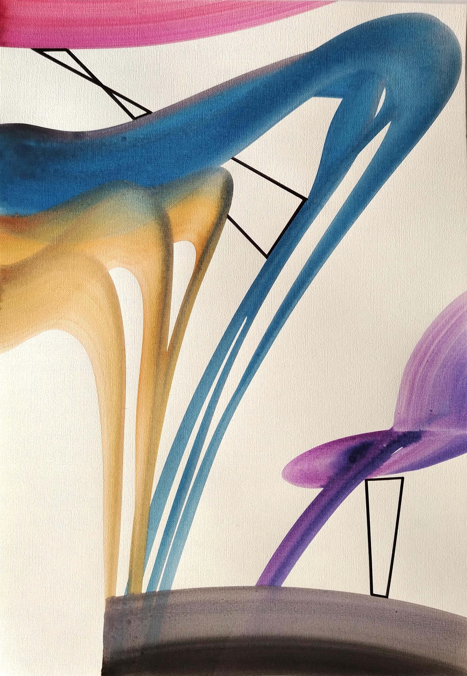 Terr�? - Collezione privata | 2024 | 42 x 29,7 | Aquerelli e biro nera su carta di cotone 350 gr.